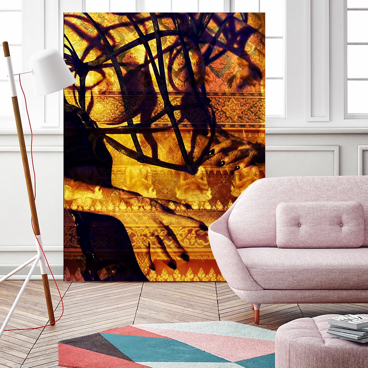 Body Temple Gold by Daniel Stanford on GIANT ART - black photo art