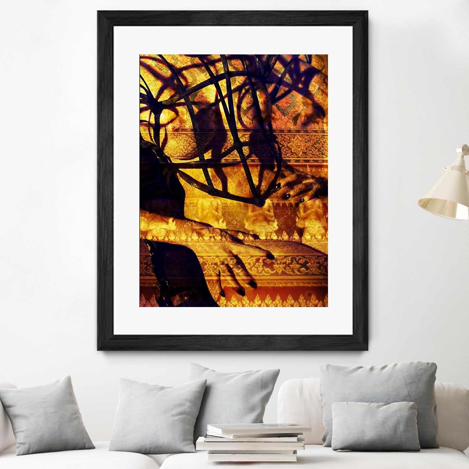 Body Temple Gold by Daniel Stanford on GIANT ART - black photo art