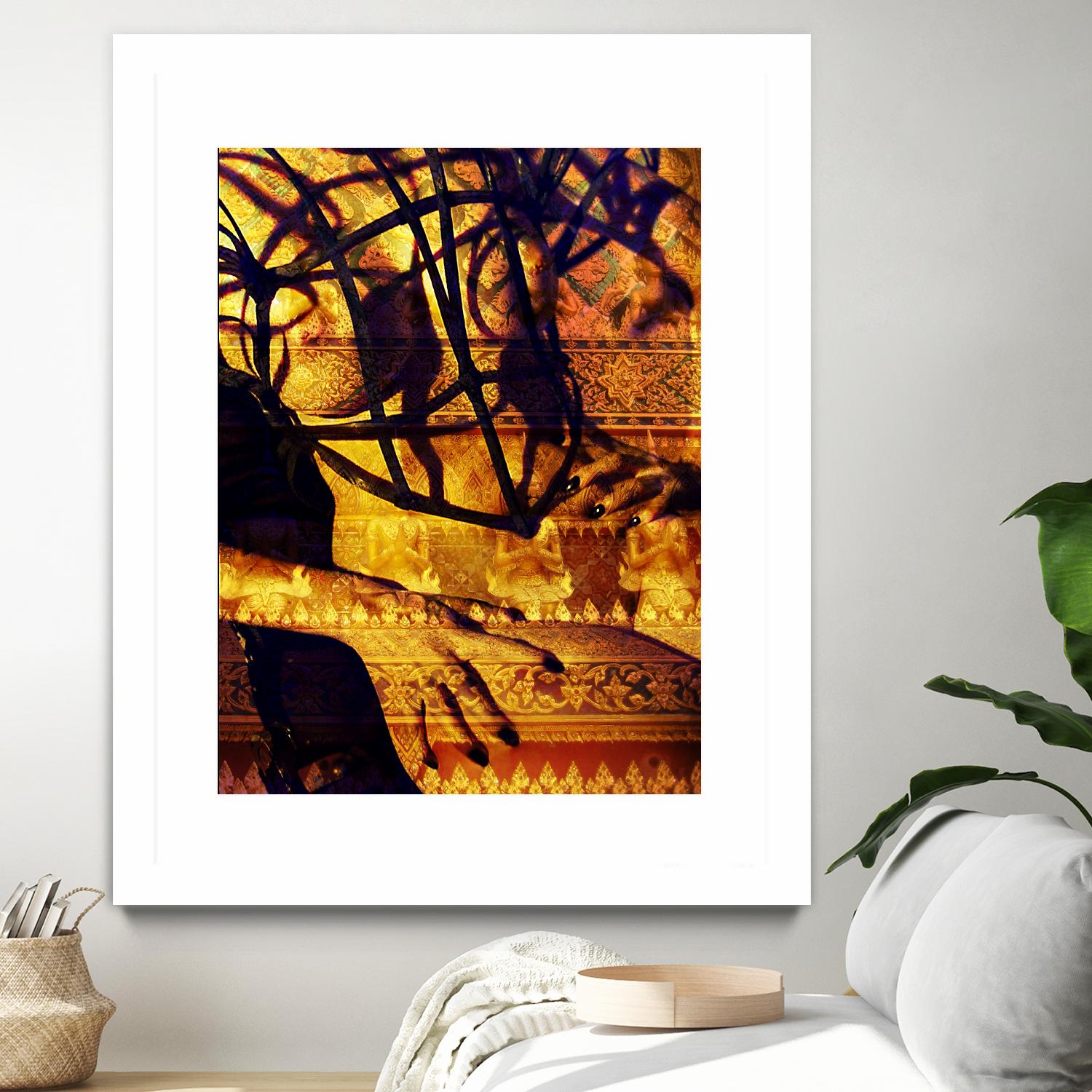 Body Temple Gold by Daniel Stanford on GIANT ART - black photo art