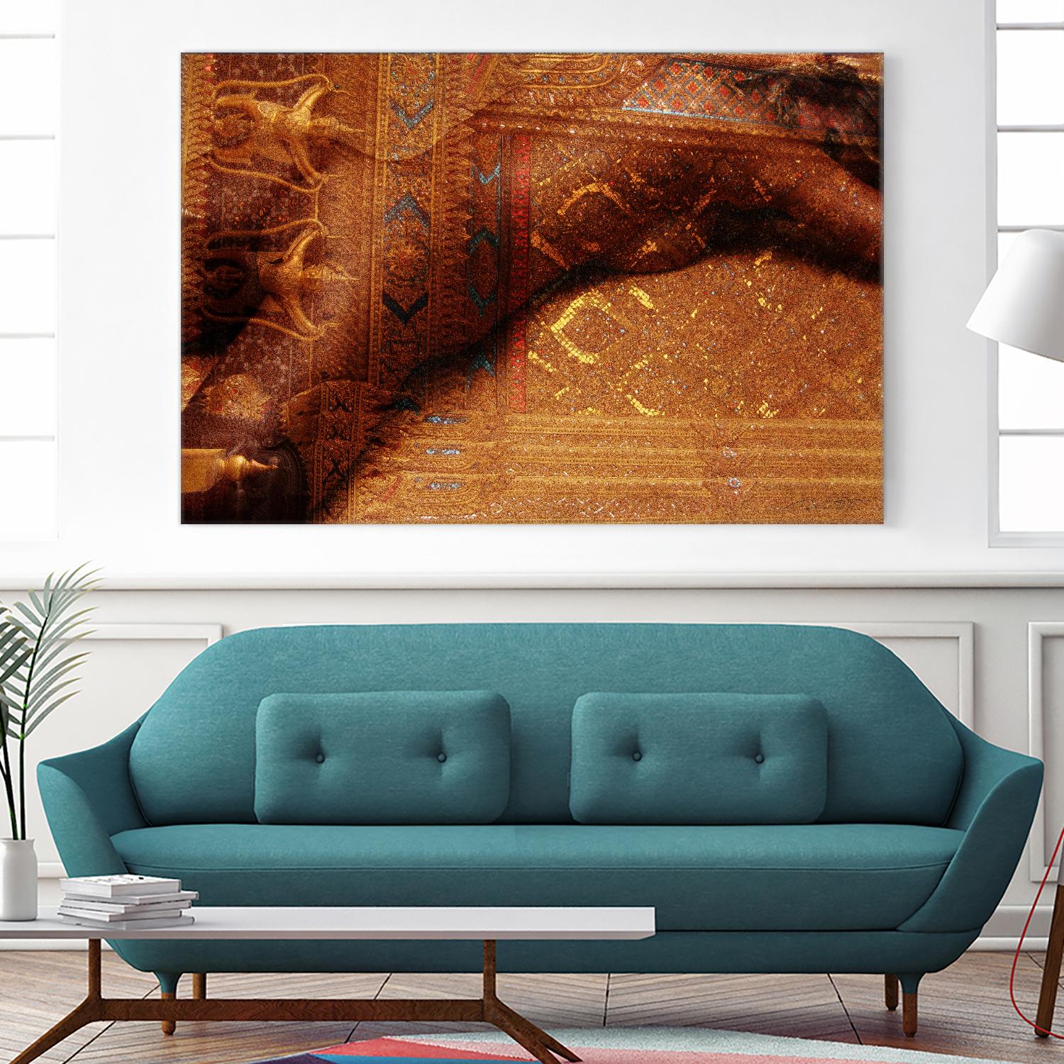 Behind Gold by Daniel Stanford on GIANT ART - orange photo art