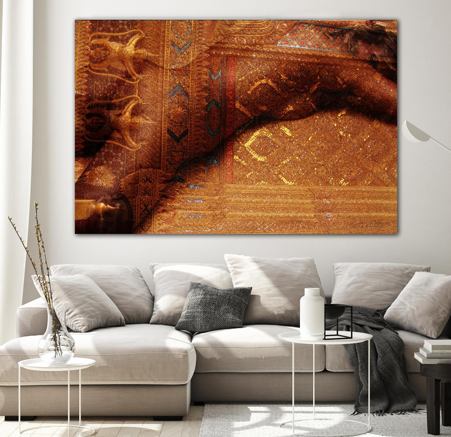 Behind Gold by Daniel Stanford on GIANT ART - orange photo art