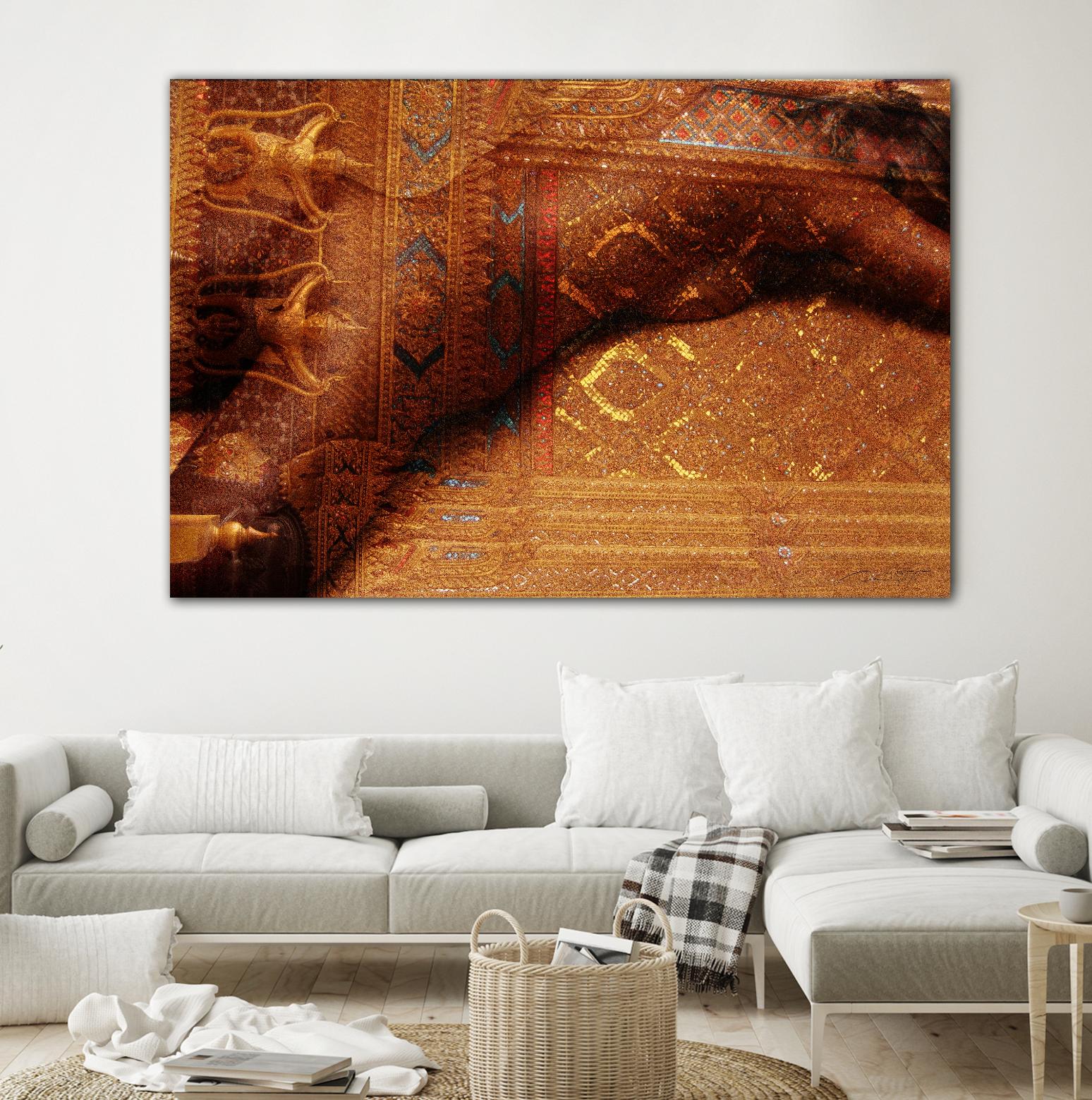 Behind Gold by Daniel Stanford on GIANT ART - orange photo art