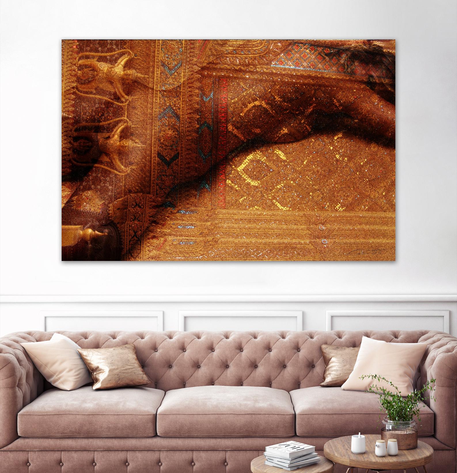 Behind Gold by Daniel Stanford on GIANT ART - orange photo art