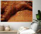 Behind Gold by Daniel Stanford on GIANT ART - orange photo art