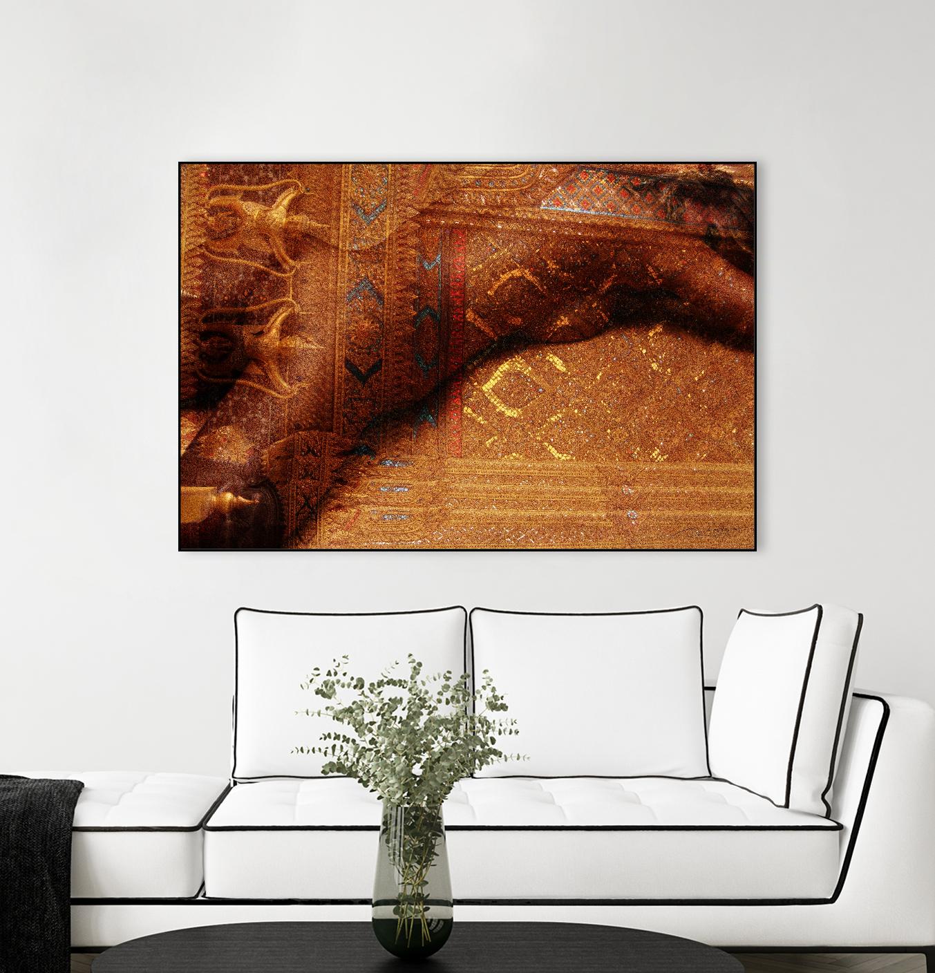 Behind Gold by Daniel Stanford on GIANT ART - orange photo art