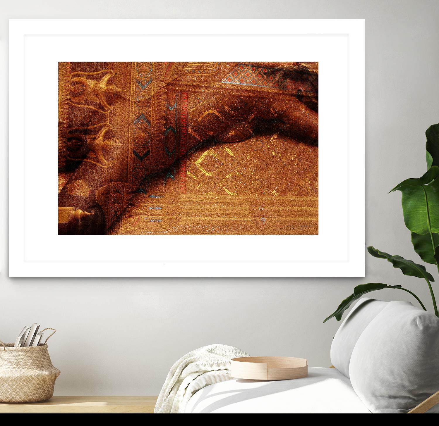 Behind Gold by Daniel Stanford on GIANT ART - orange photo art