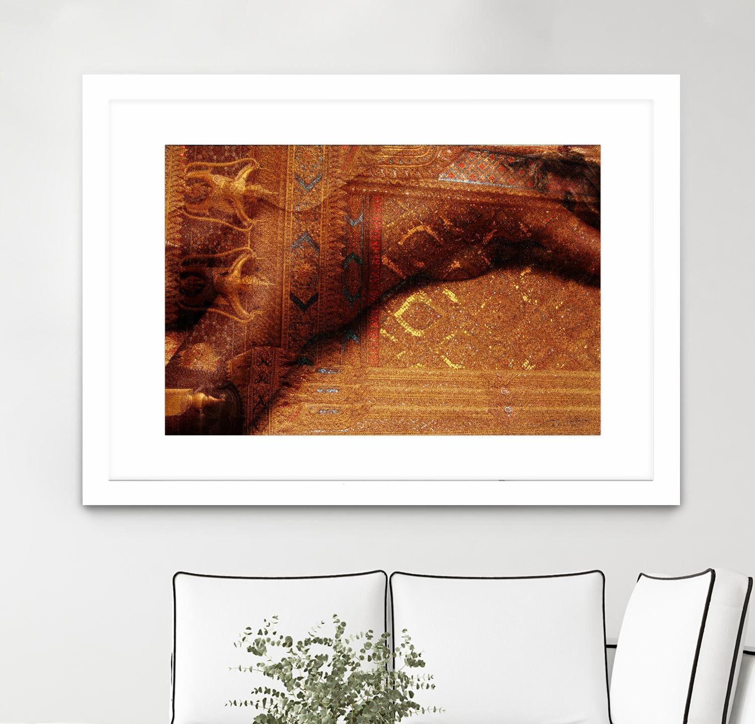 Behind Gold by Daniel Stanford on GIANT ART - orange photo art