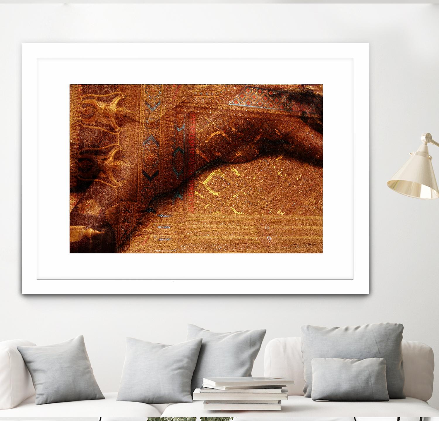 Behind Gold by Daniel Stanford on GIANT ART - orange photo art