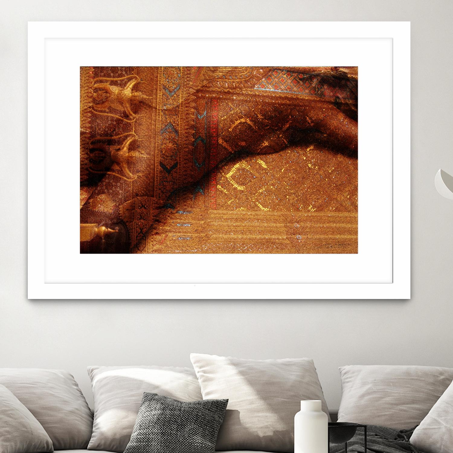 Behind Gold by Daniel Stanford on GIANT ART - orange photo art