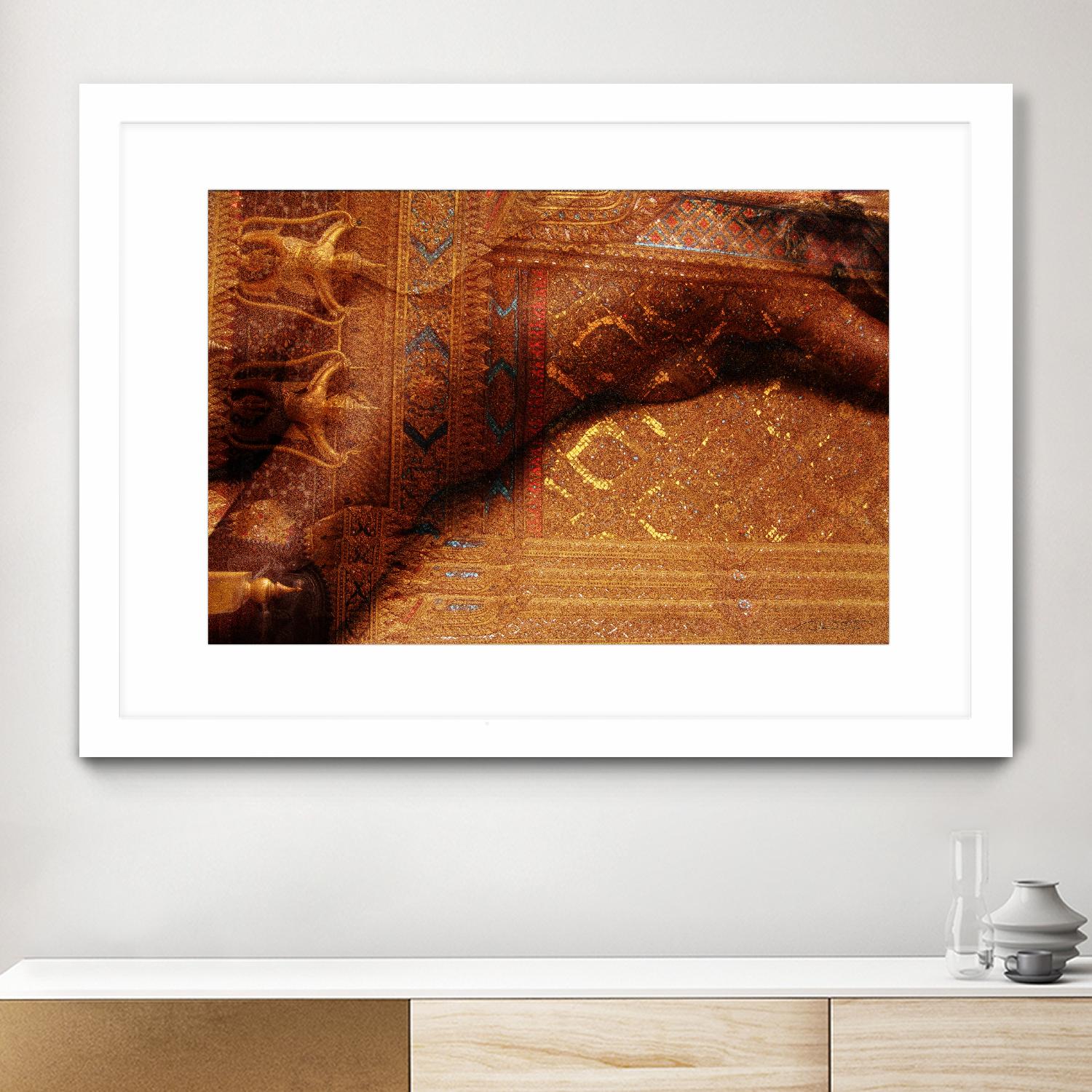 Behind Gold by Daniel Stanford on GIANT ART - orange photo art