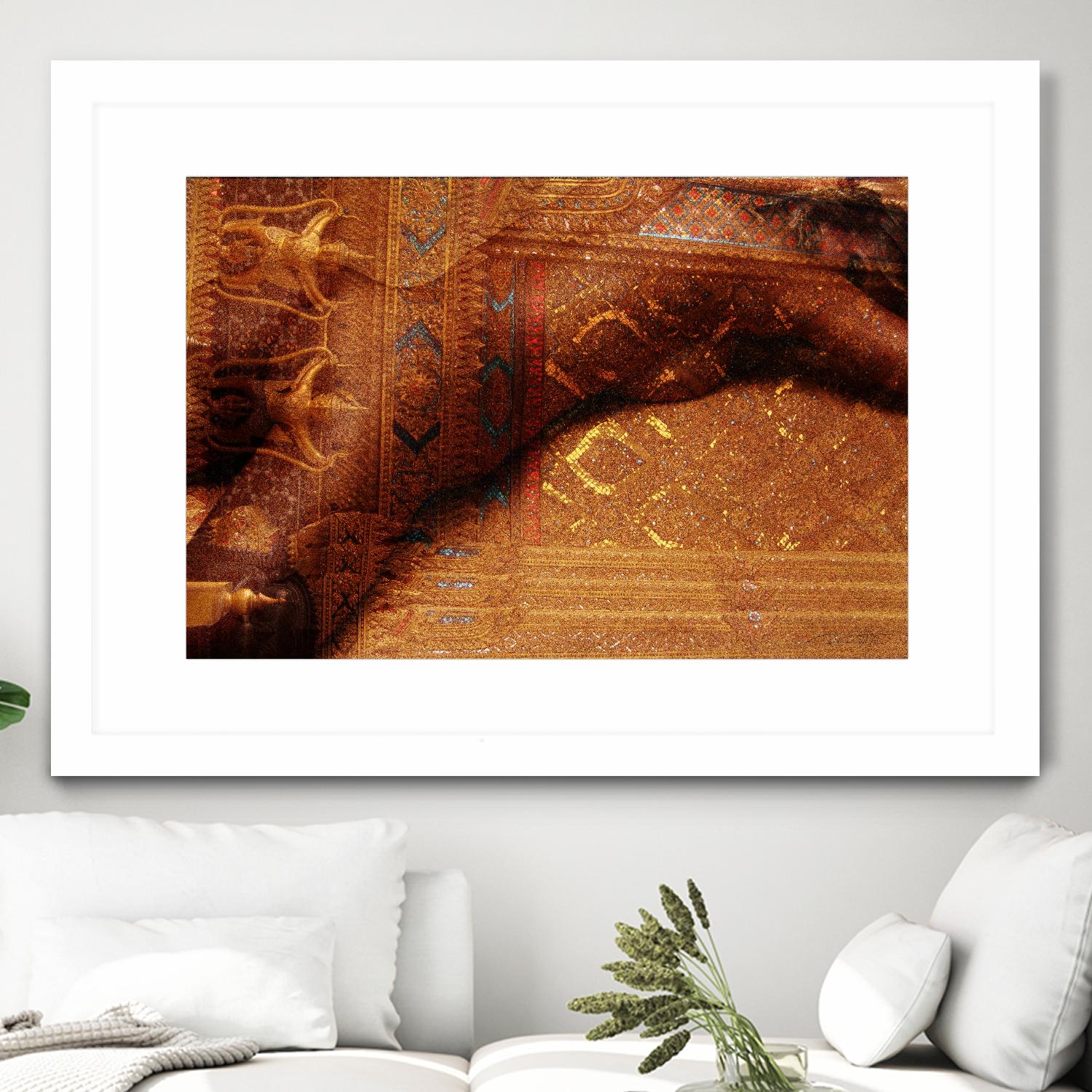 Behind Gold by Daniel Stanford on GIANT ART - orange photo art