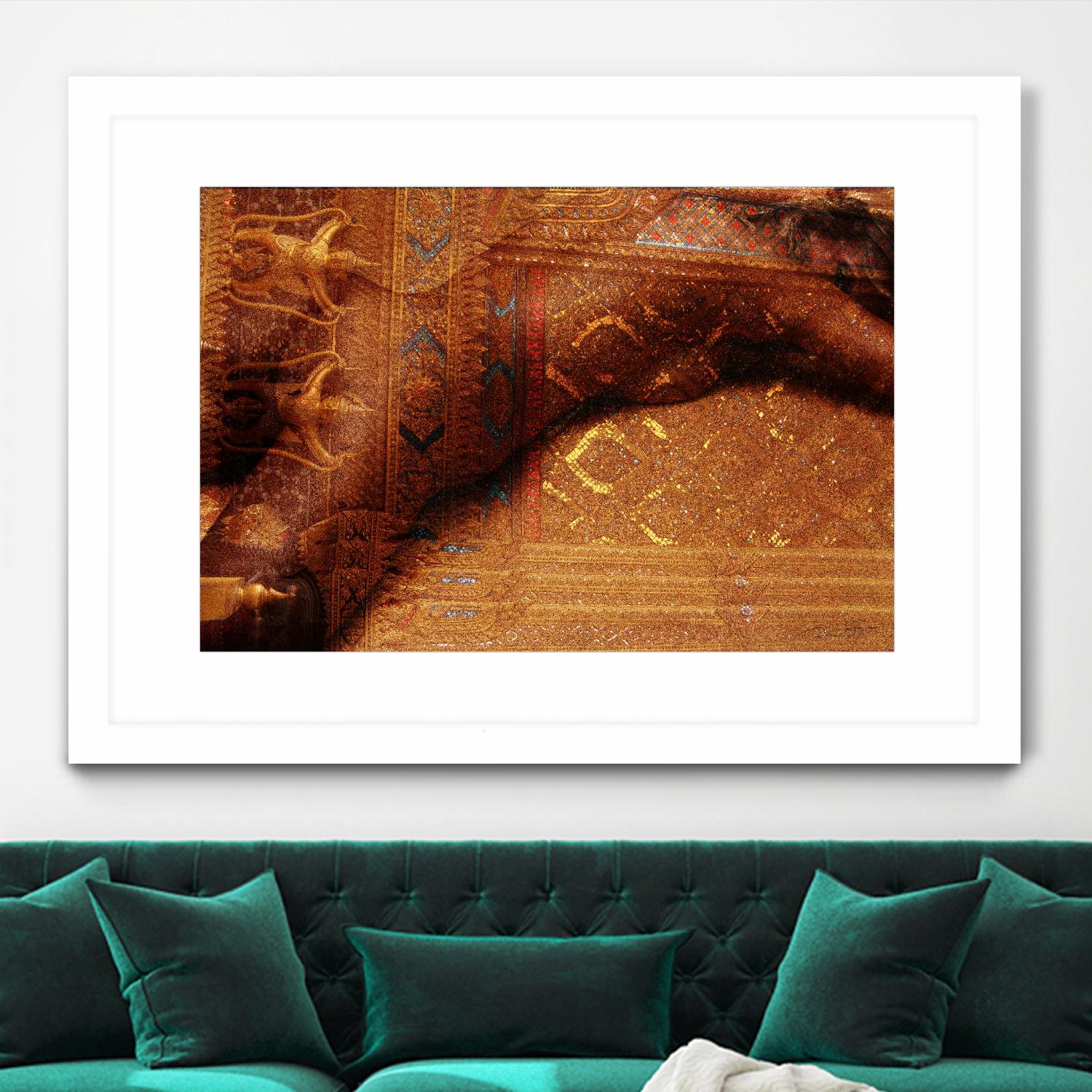 Behind Gold by Daniel Stanford on GIANT ART - orange photo art