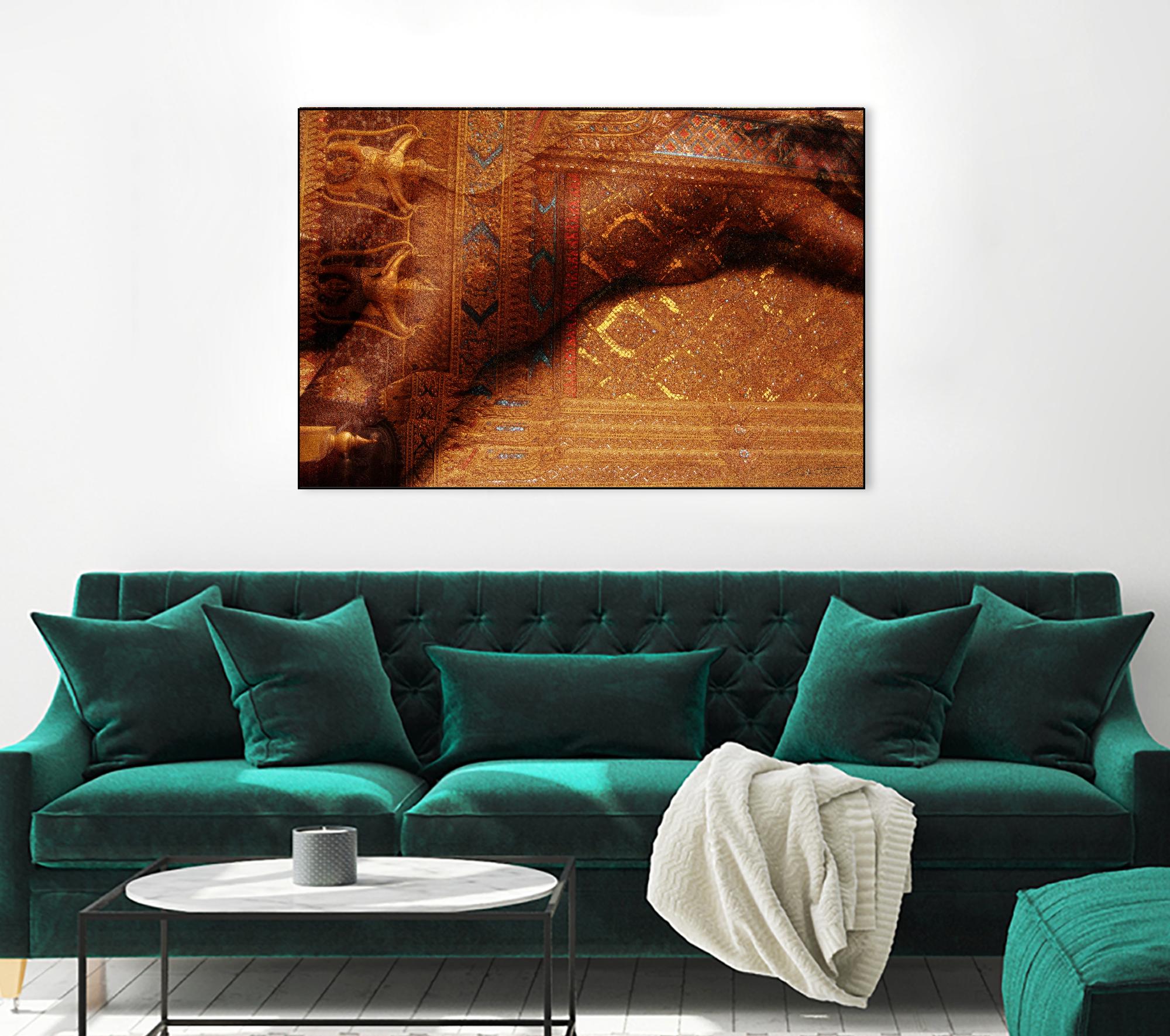 Behind Gold by Daniel Stanford on GIANT ART - orange photo art