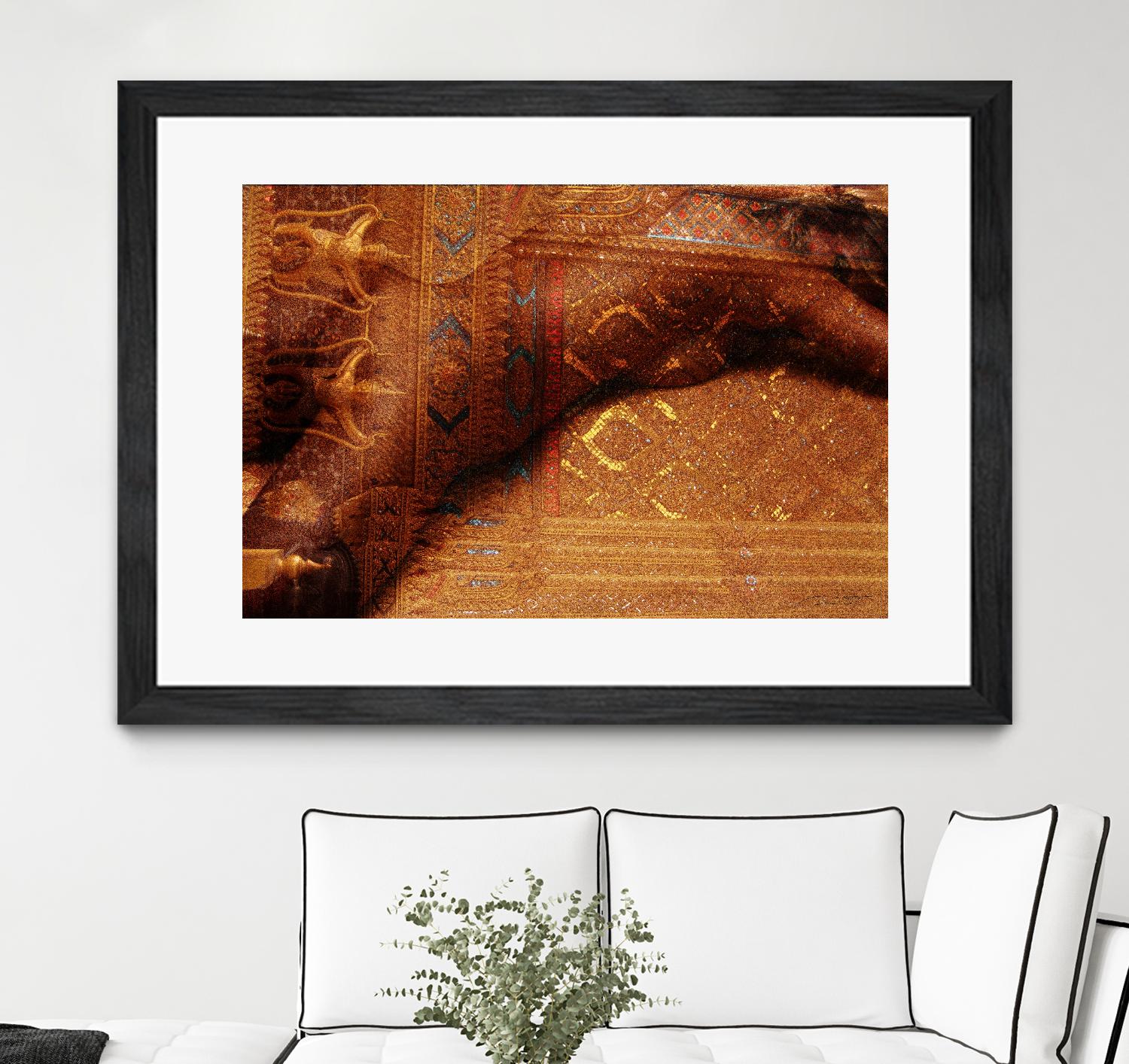 Behind Gold by Daniel Stanford on GIANT ART - orange photo art