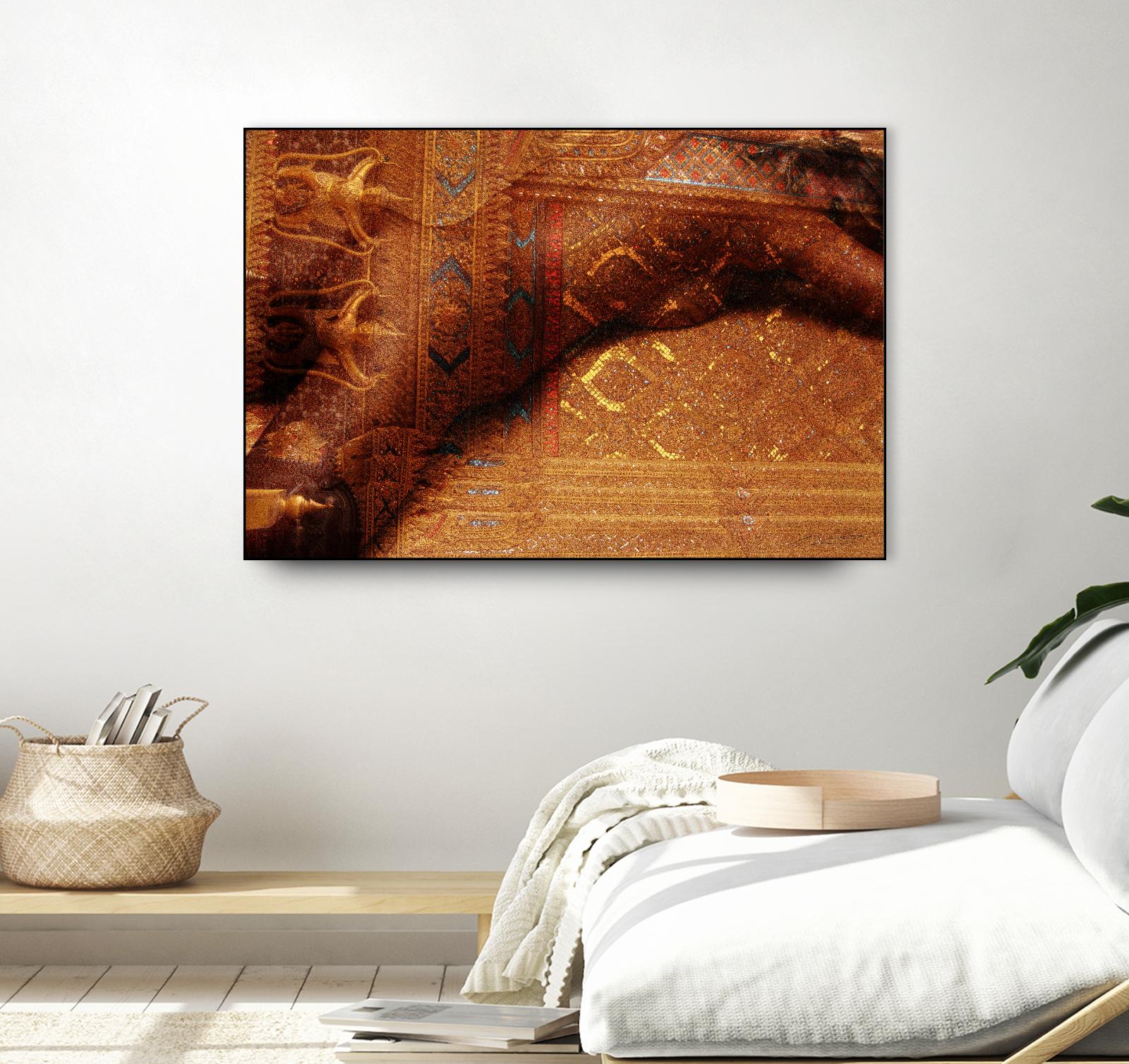 Behind Gold by Daniel Stanford on GIANT ART - orange photo art