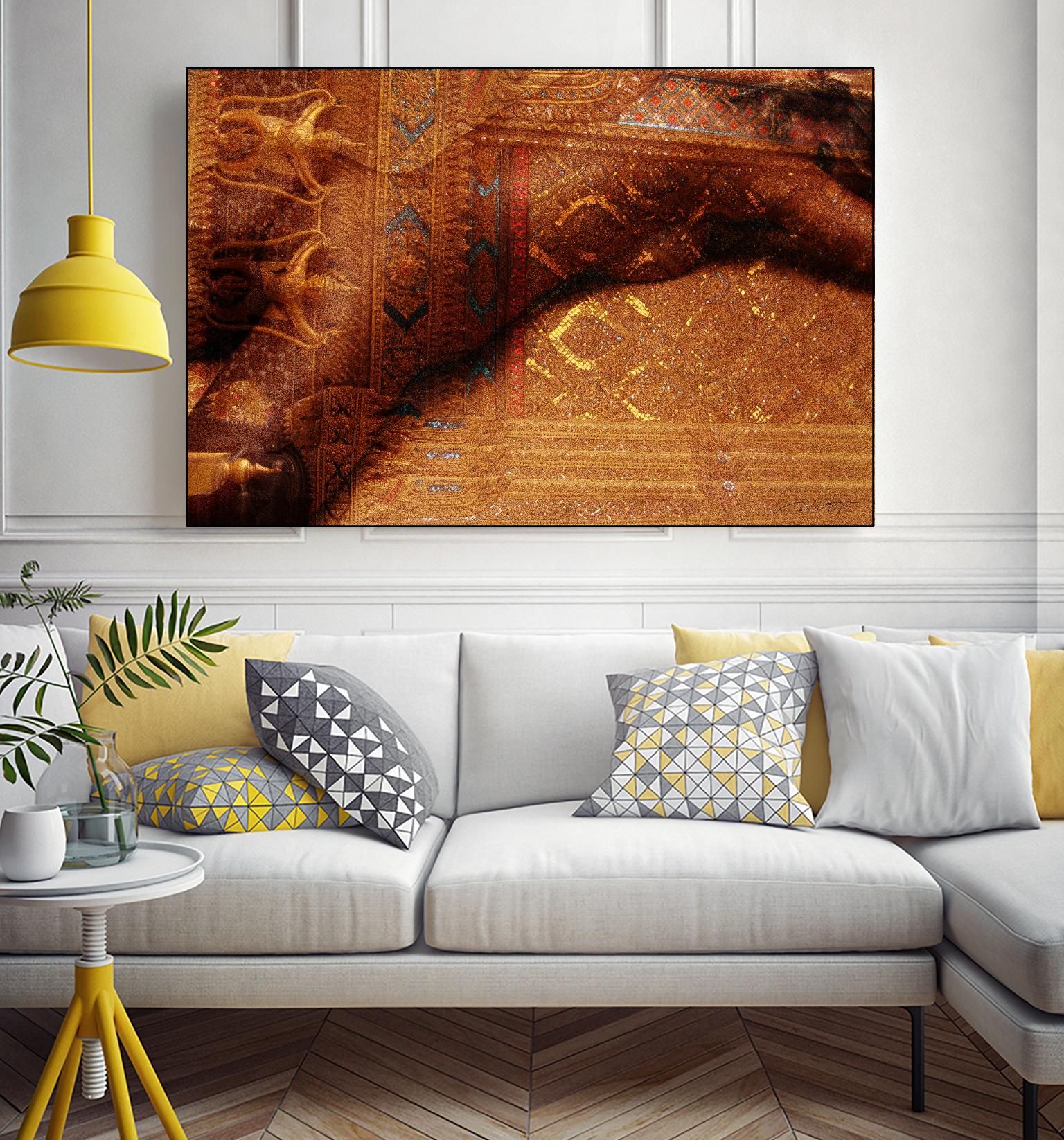 Behind Gold by Daniel Stanford on GIANT ART - orange photo art