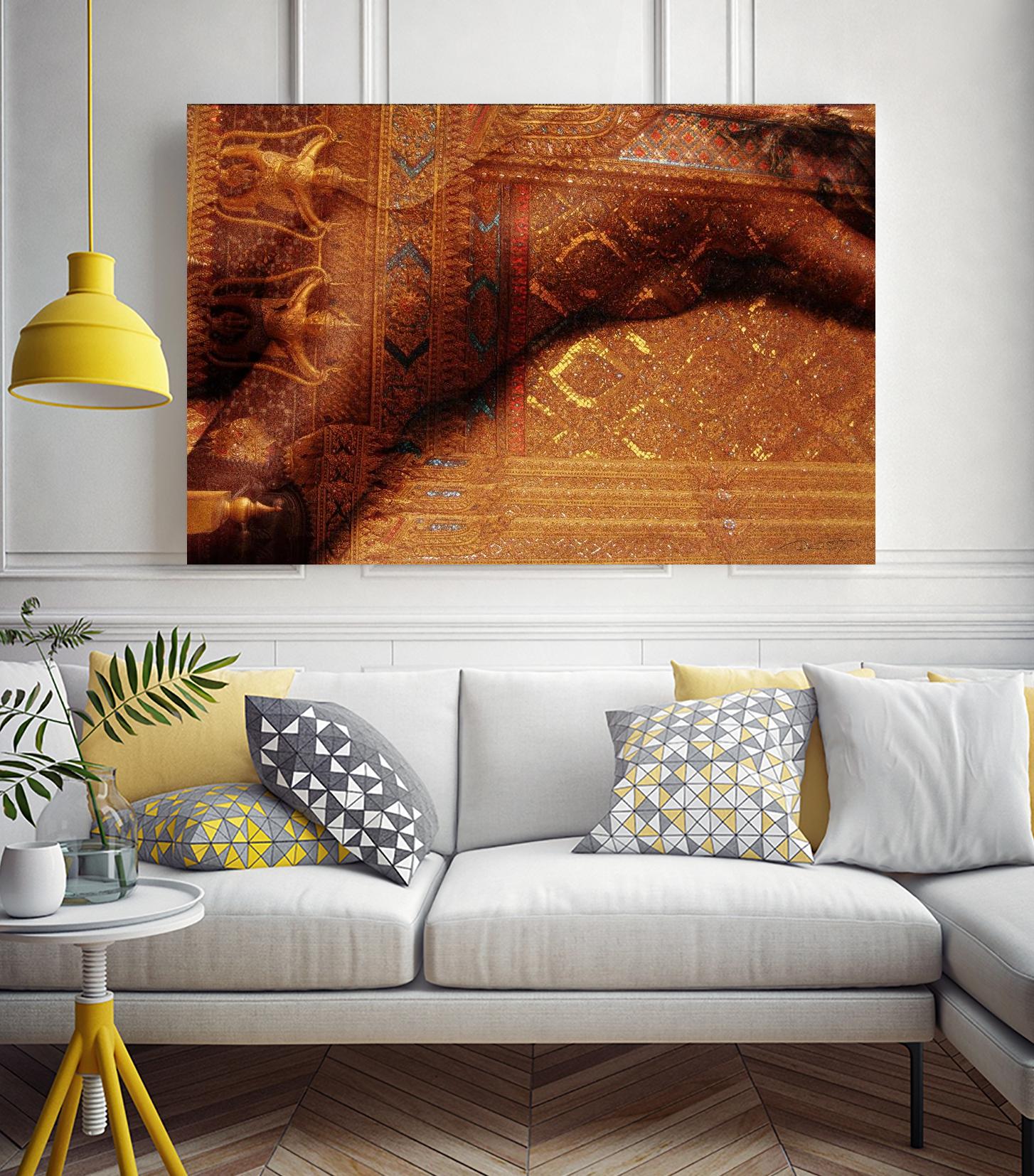Behind Gold by Daniel Stanford on GIANT ART - orange photo art
