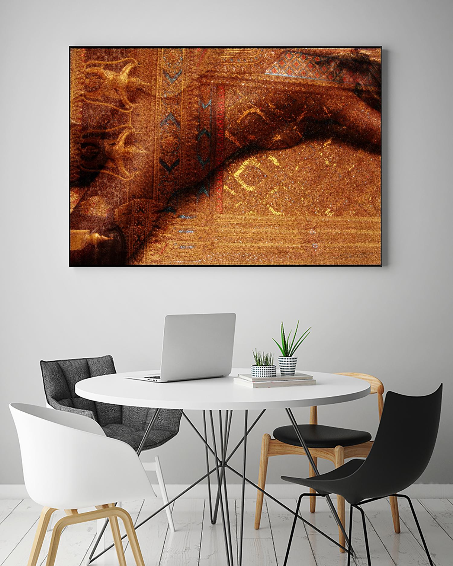 Behind Gold by Daniel Stanford on GIANT ART - orange photo art