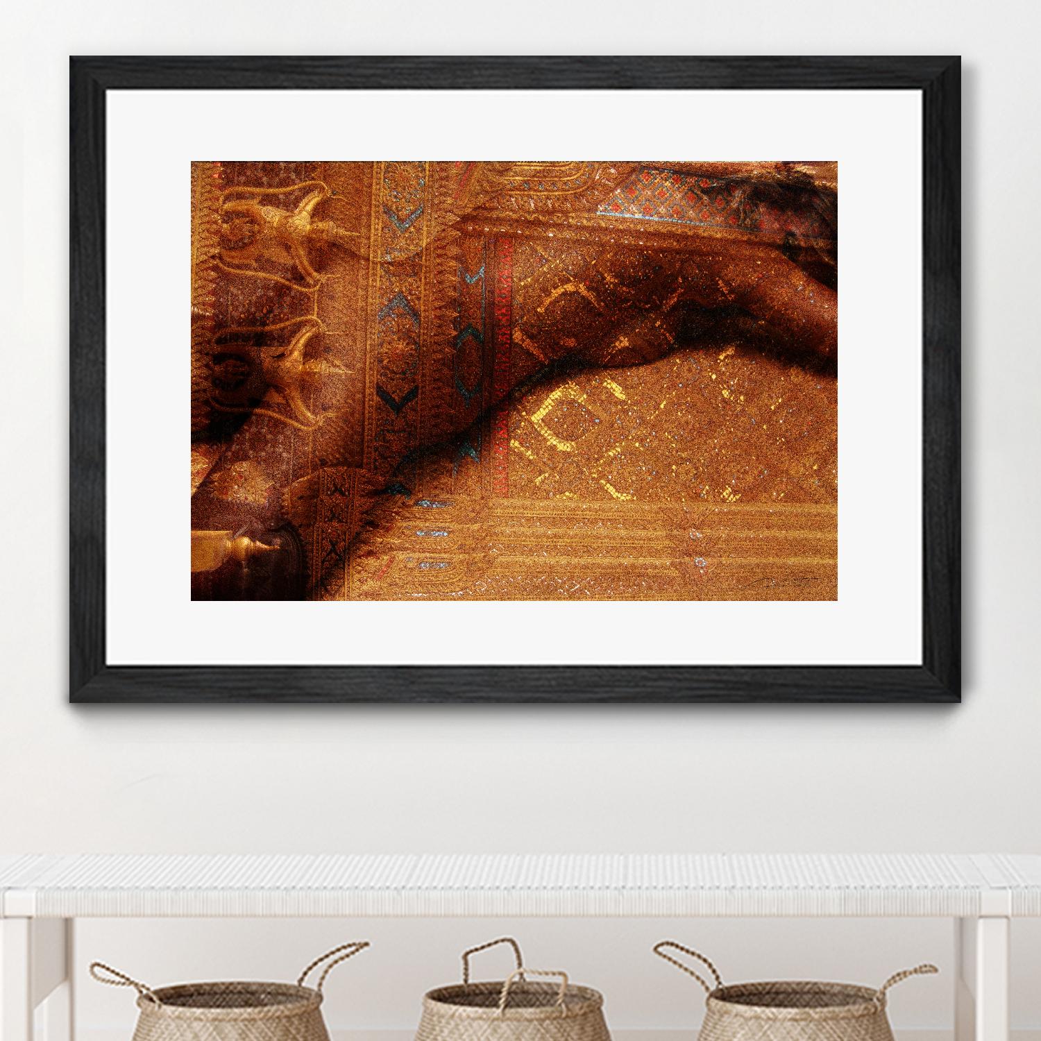 Behind Gold by Daniel Stanford on GIANT ART - orange photo art