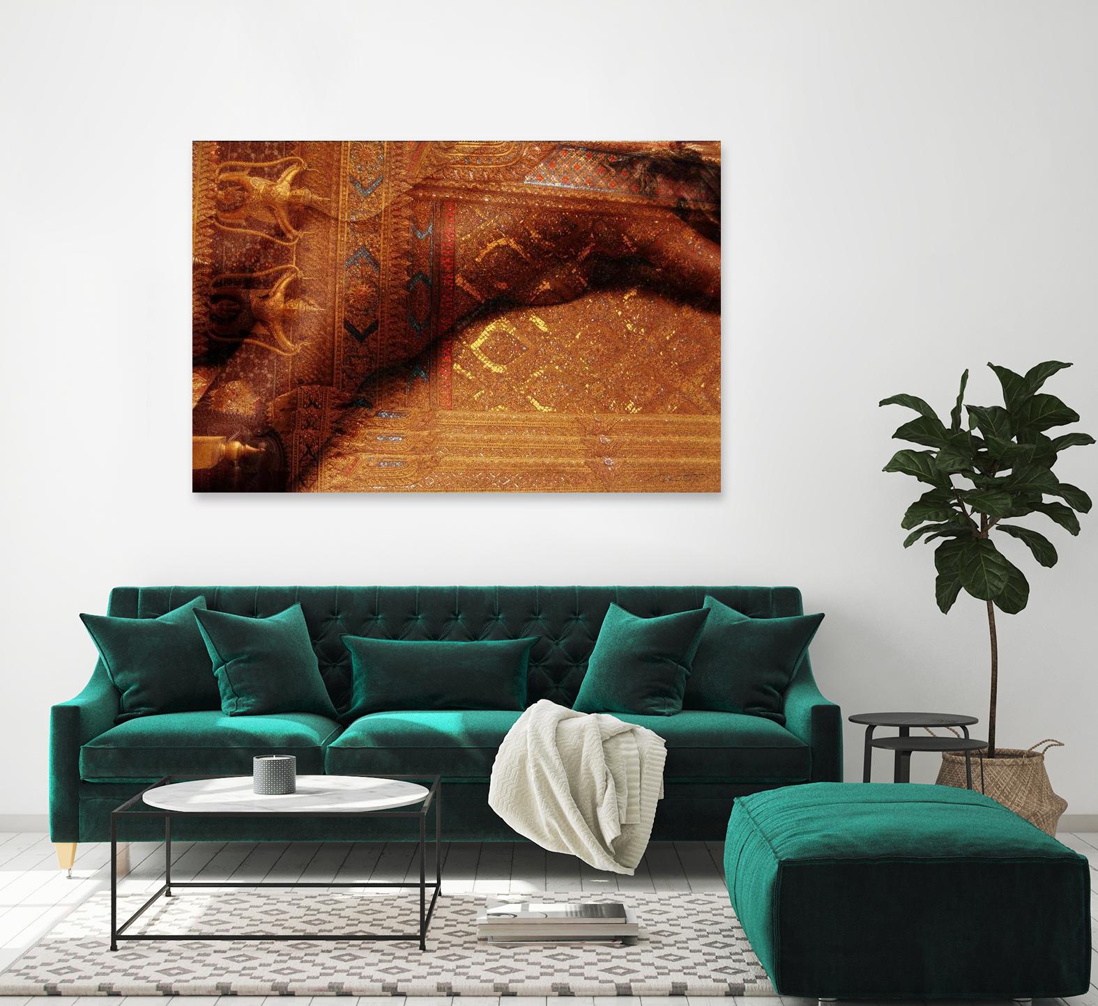 Behind Gold by Daniel Stanford on GIANT ART - orange photo art