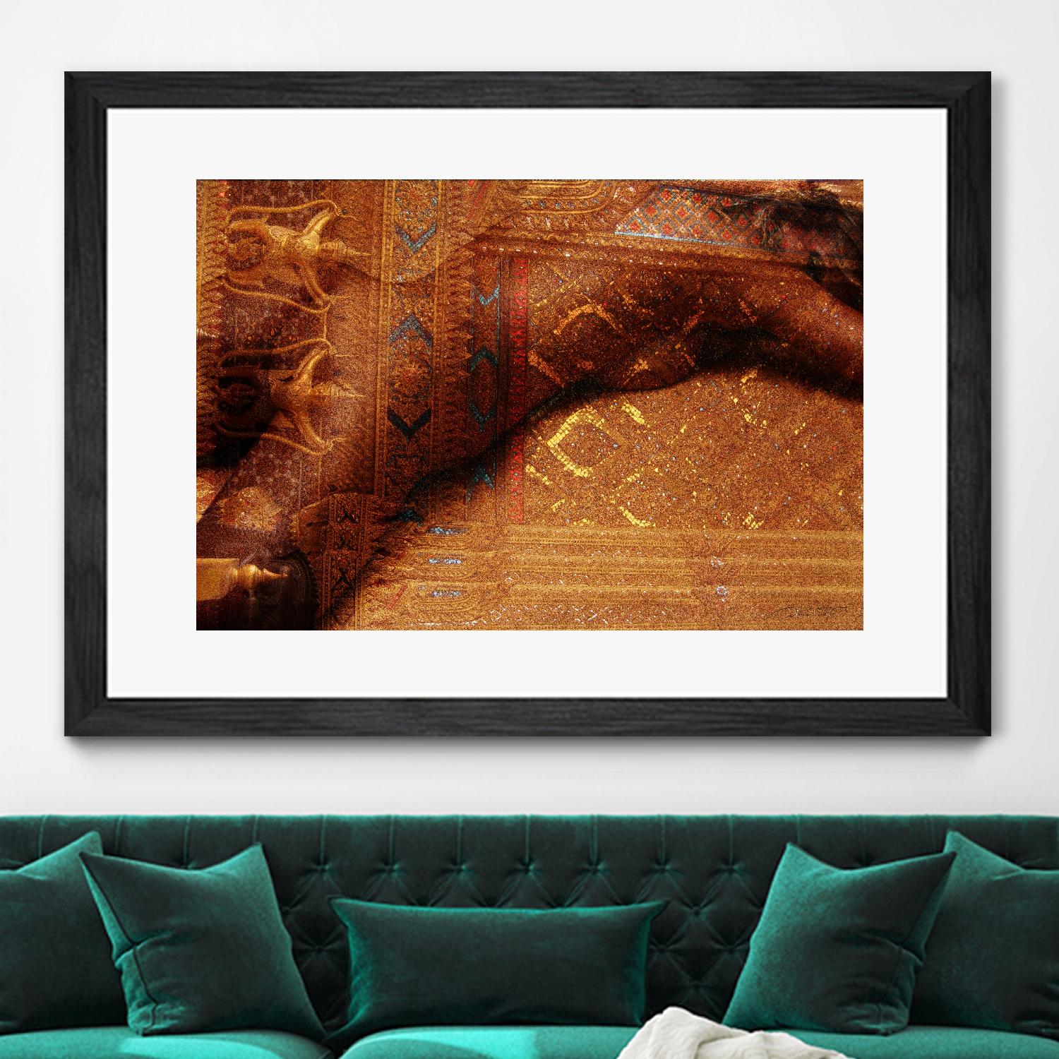Behind Gold by Daniel Stanford on GIANT ART - orange photo art
