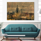 City building I by Jean-François Dupuis on GIANT ART - yellow city scene