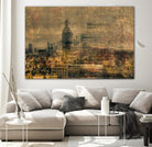 City building I by Jean-François Dupuis on GIANT ART - yellow city scene