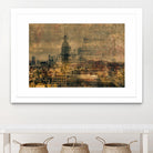 City building I by Jean-François Dupuis on GIANT ART - blue city scene canadian artists