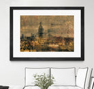 City building I by Jean-François Dupuis on GIANT ART - blue city scene canadian artists