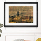 City building I by Jean-François Dupuis on GIANT ART - blue city scene canadian artists