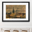 City building I by Jean-François Dupuis on GIANT ART - blue city scene canadian artists