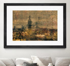 City building I by Jean-François Dupuis on GIANT ART - blue city scene canadian artists