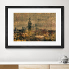 City building I by Jean-François Dupuis on GIANT ART - blue city scene canadian artists