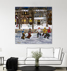 Sans titre by Nicole Laporte on GIANT ART - red winter scenes