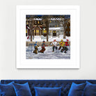 Sans titre by Nicole Laporte on GIANT ART - red winter scenes