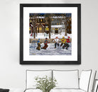 Sans titre by Nicole Laporte on GIANT ART - red winter scenes