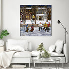 Sans titre by Nicole Laporte on GIANT ART - red winter scenes