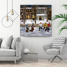 Sans titre by Nicole Laporte on GIANT ART - red winter scenes