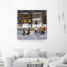 Sans titre by Nicole Laporte on GIANT ART - red winter scenes