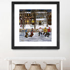 Sans titre by Nicole Laporte on GIANT ART - red winter scenes