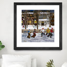 Sans titre by Nicole Laporte on GIANT ART - red winter scenes