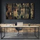 Urban Patchwork I by Jean-François Dupuis on GIANT ART - beige city scene