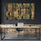 Urban Patchwork II by Jean-François Dupuis on GIANT ART - beige city scene