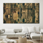 Urban Patchwork II by Jean-François Dupuis on GIANT ART - beige city scene