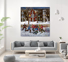 After School 1 by Nicole Laporte on GIANT ART - white art for kids  hockey
