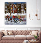 After School 1 by Nicole Laporte on GIANT ART - white art for kids  hockey