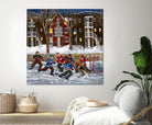 After School 1 by Nicole Laporte on GIANT ART - white art for kids  hockey