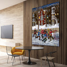 After School 1 by Nicole Laporte on GIANT ART - white art for kids  hockey