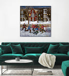 After School 1 by Nicole Laporte on GIANT ART - white art for kids  hockey
