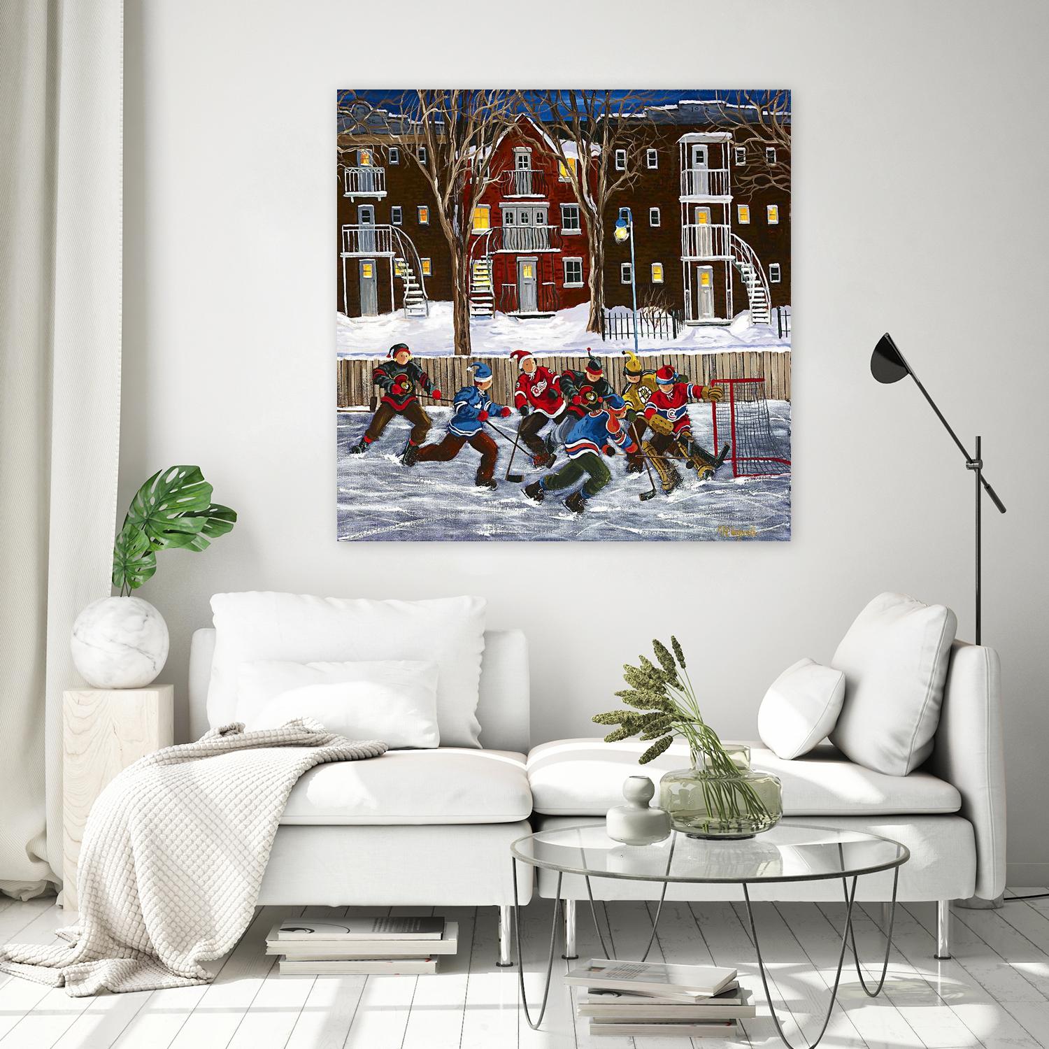 After School 1 by Nicole Laporte on GIANT ART - white art for kids  artistes du québec